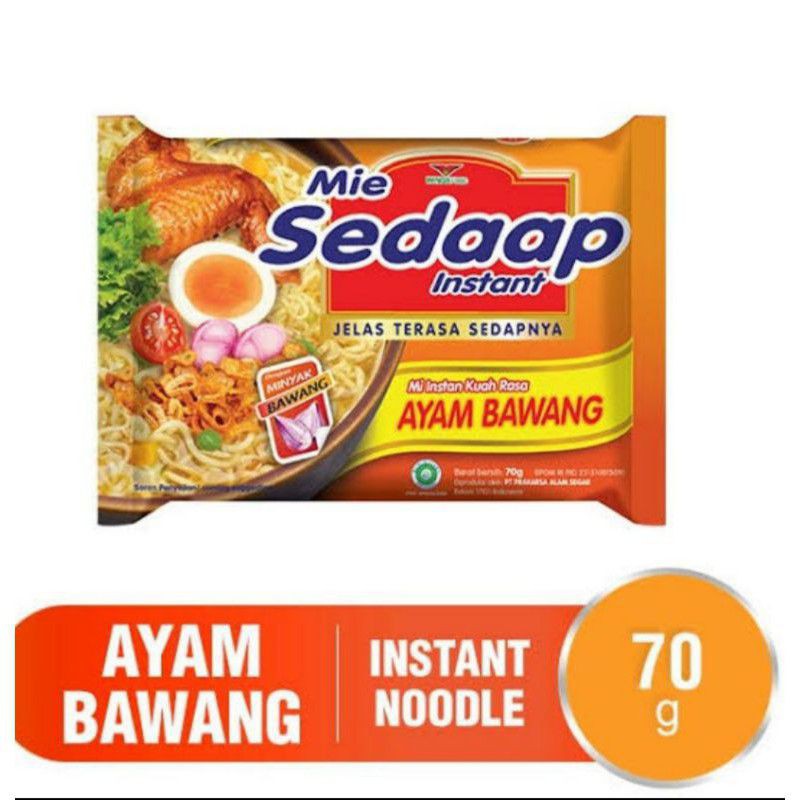 

Mie sedap Mie Sedaap Ayam Bawang 70 gram