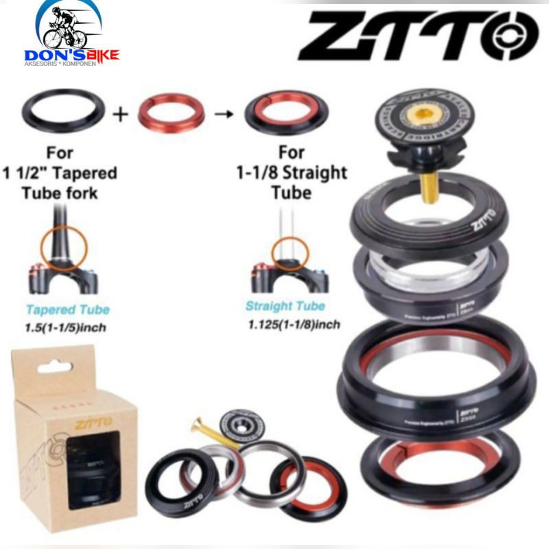ZTTO Headset Sepeda MTB Tapper dan Non Tapper