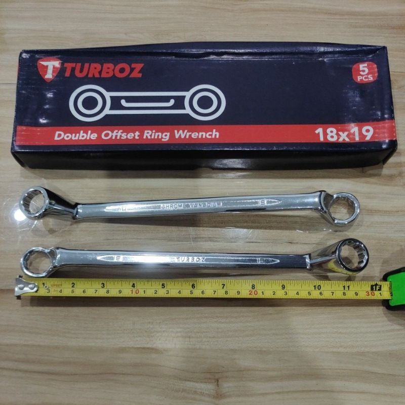 Turboz kunci ring 18x19 / double offset ring wrench 18x19 Turboz