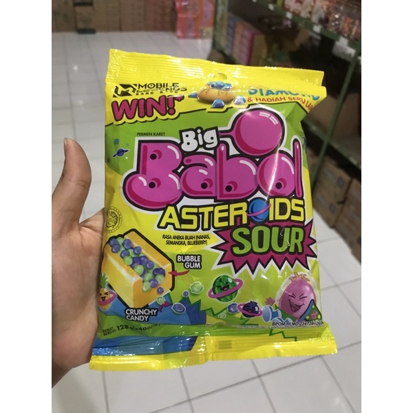 

Permen Karet Bigbabo asteroids sour 128gr