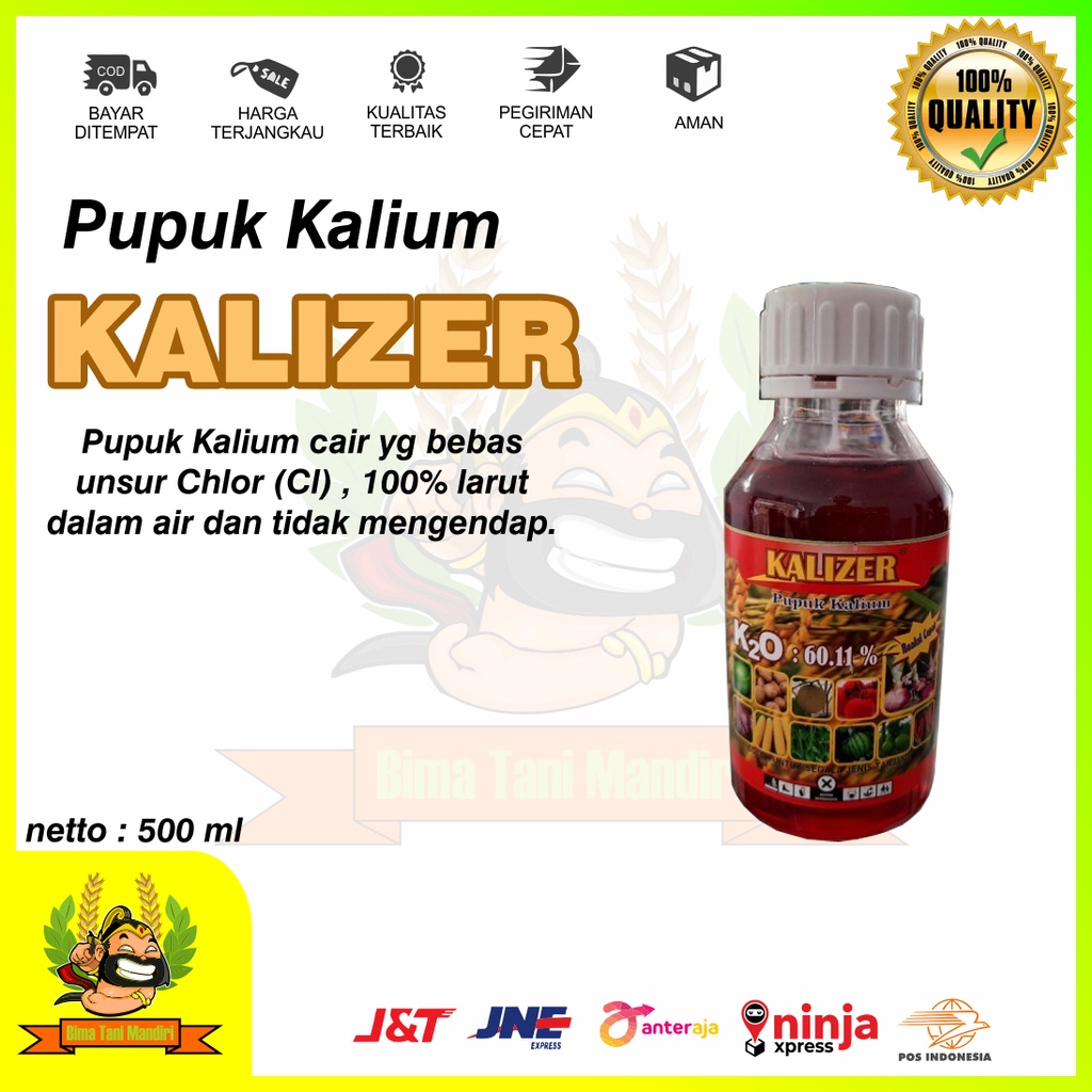 Kalizer 500 ml Pupuk KCL Pemercepat Bunga Sawit