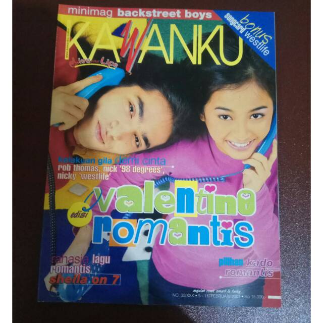 (PRELOVED) MAJALAH KAWANKU COVER ROBERTINO (ABIMANA ARYASATYA)