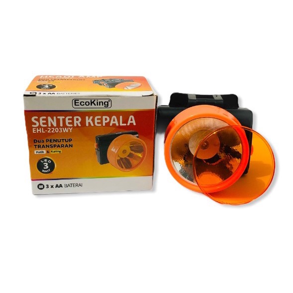 SENTER LED KEPALA BATERAI AA ECOKING