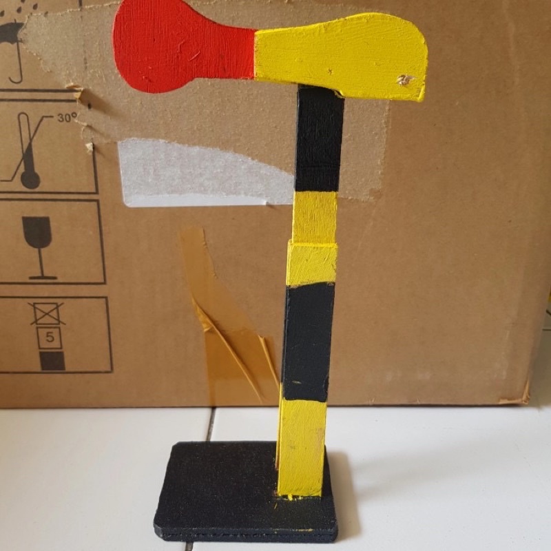 miniatur sinyal kereta api