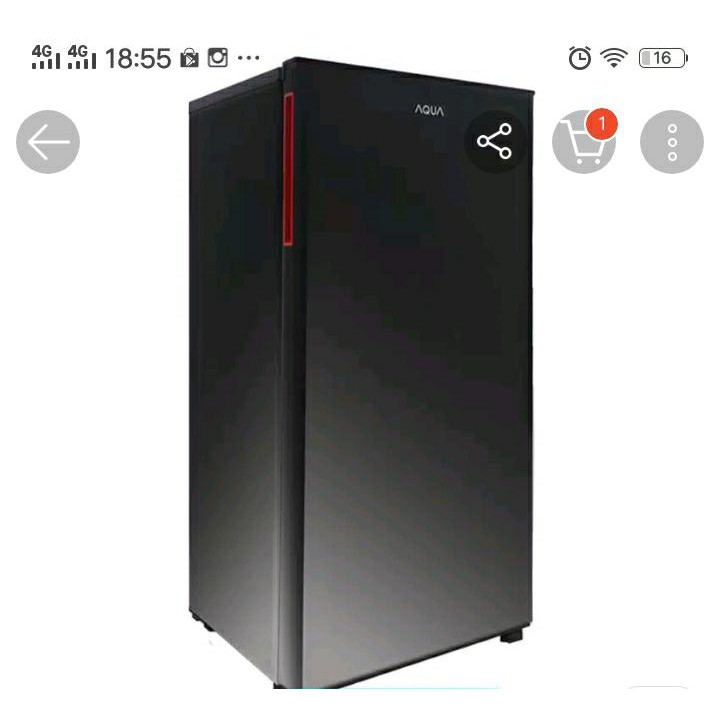 kulkas 1 pintu aqua murah