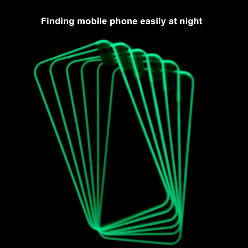 READY STOCK !! glow in the dark glass screen tempered glass for iphone