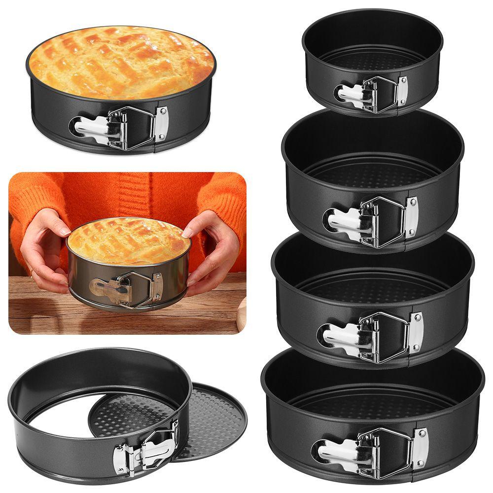 Solighter Cake Baking Pan Mudah Dibersihkan Loose Tray Dengan Gesper Non Stick