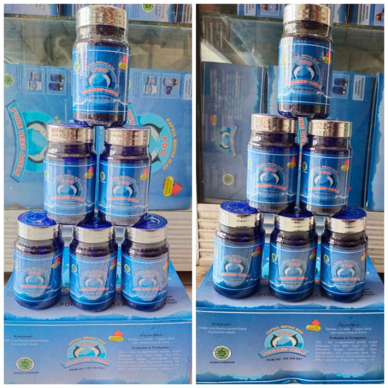 PDO Pure Deep Ocean Kapsul Minyak Ikan Suplemen Kesehatan