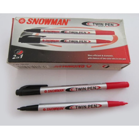 

Twinpen Snowman Hitam