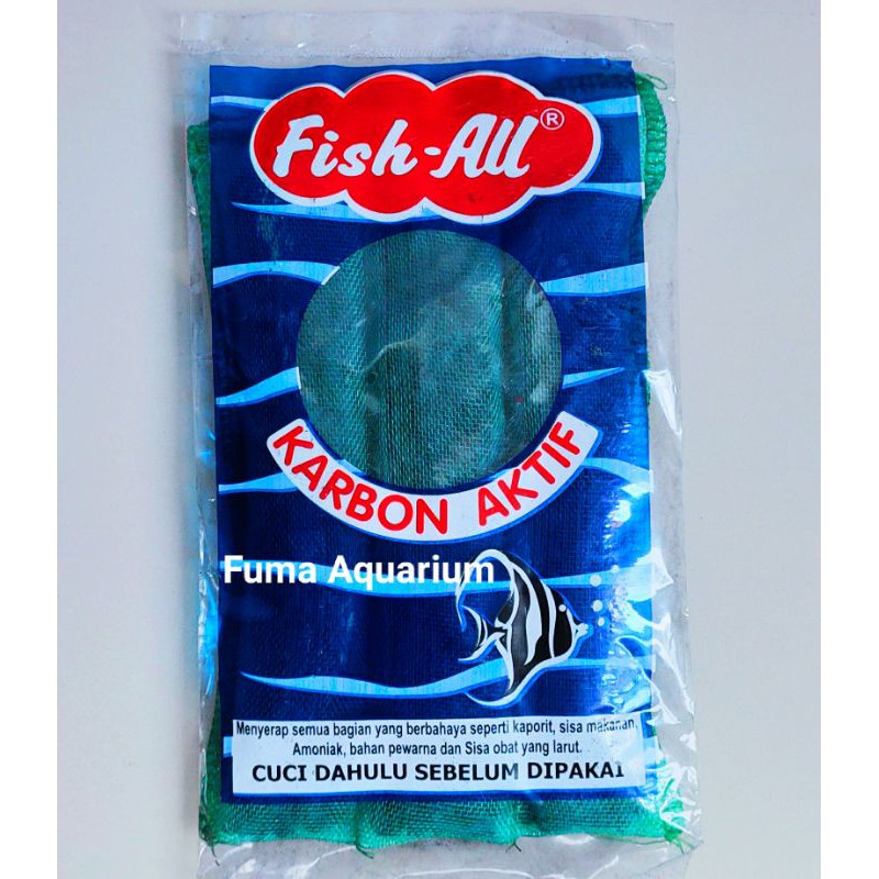 KARBON AKTIF 555 FISH-ALL Panjang 20cm Media filter Aquarium