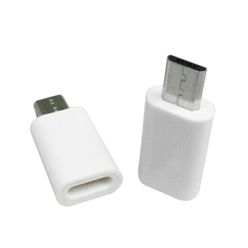 Cre Adapter Konverter Konektor Data / Charger Micro USB Male Ke USB-C Tipe-C Female Kualitas Tinggi