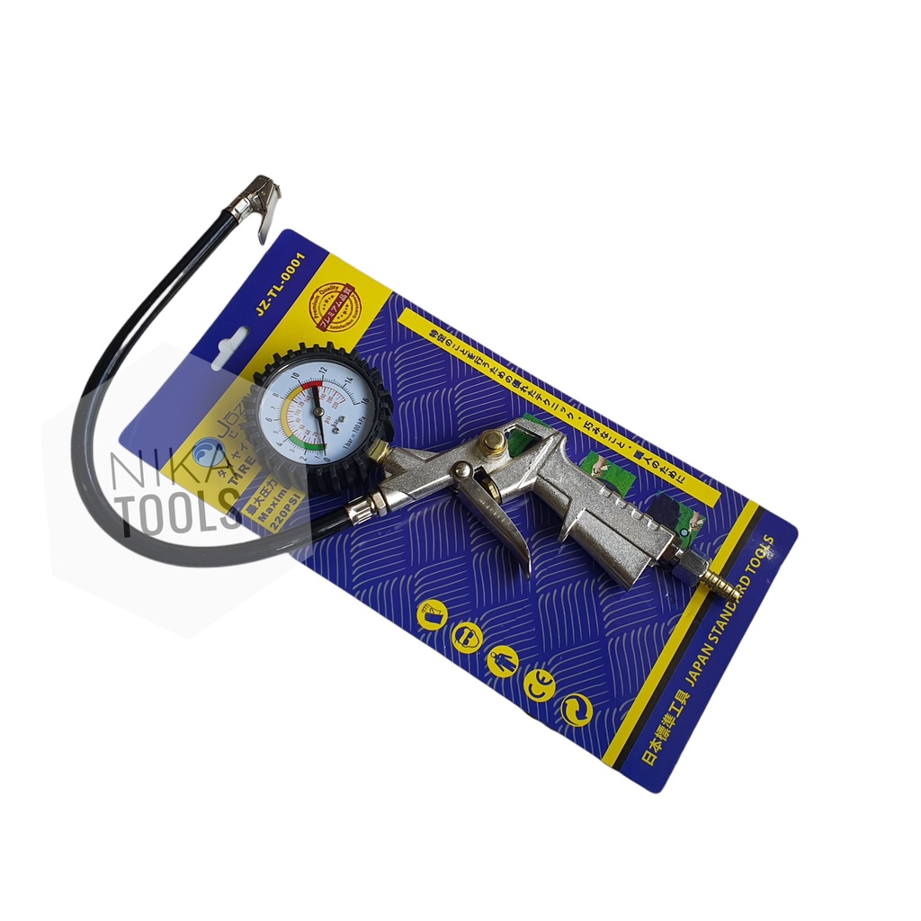 Jual Tire Inflator Fungsi Pressure Gun Pengisi Ukuran Angin Ban Shopee Indonesia