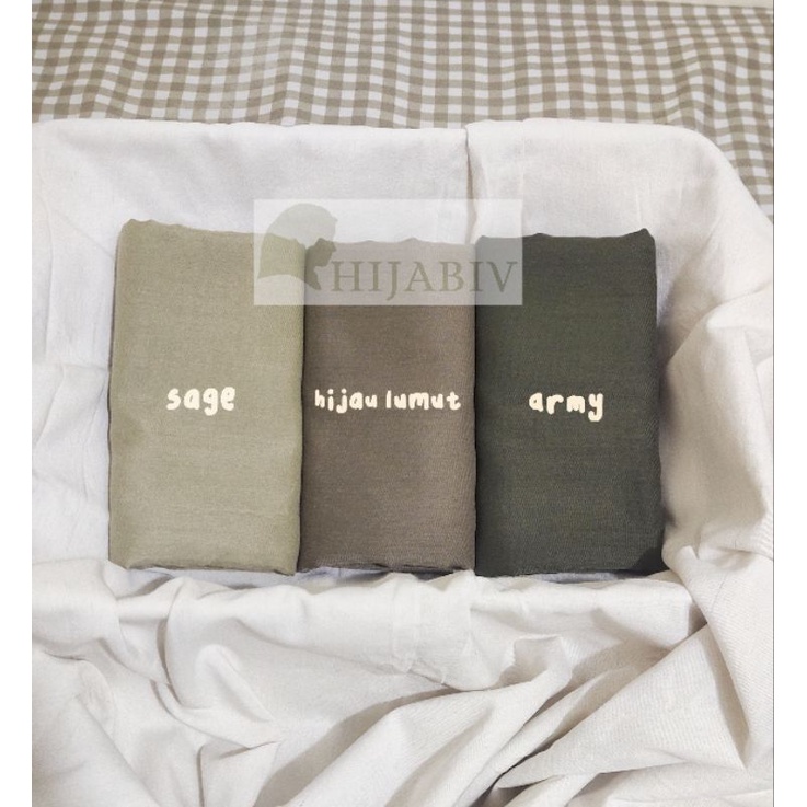 SEGI EMPAT PARIS PREMIUM FINISHING JAHIT TEPI ANTI LETOY (FREE POUCH)-PREMIUM SAGE