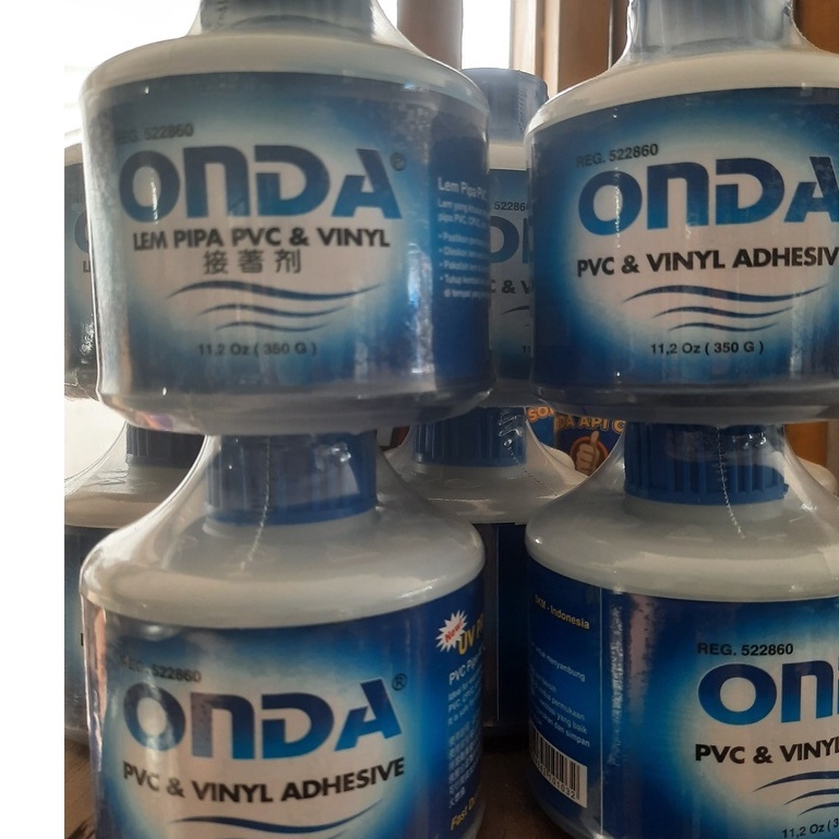 Lem ONDA Truglue Pipa Paralon PVC 350 g Perekat Kaleng PVC & VINYL ORI