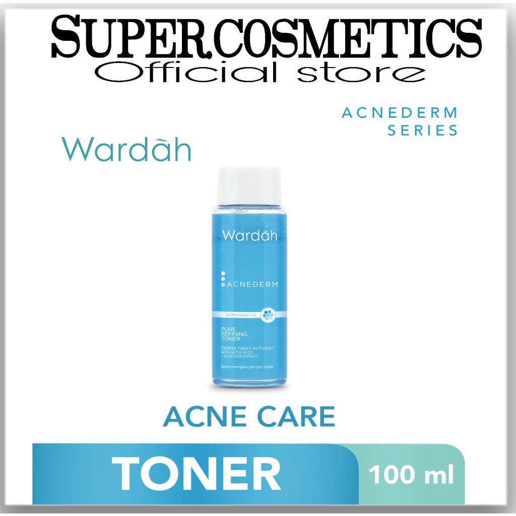 Wardah Acnederm Pore Refining Toner 100ml Original