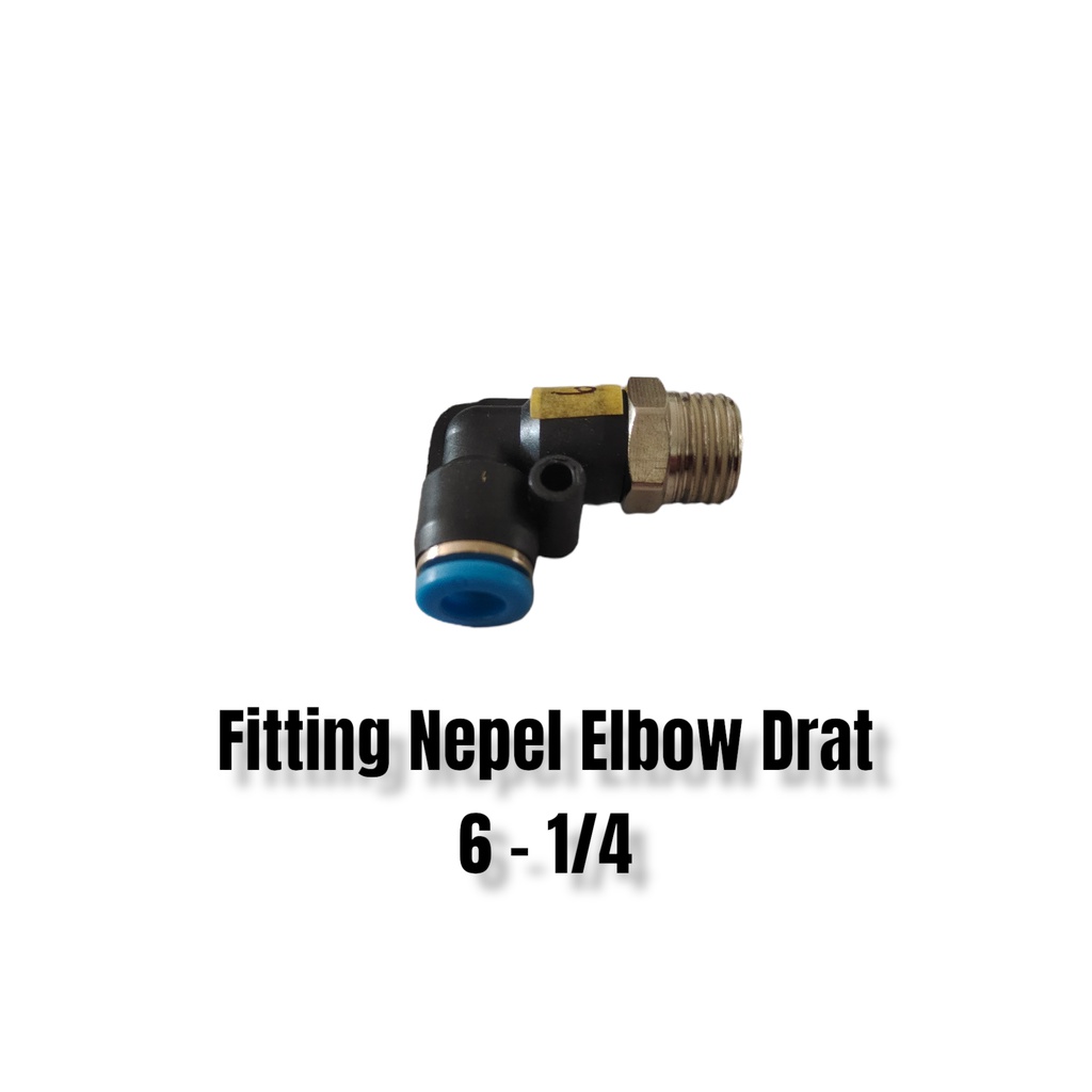 FITTING NEPEL ANGIN ELBOW L SELANG 6MM DRAT 1/4