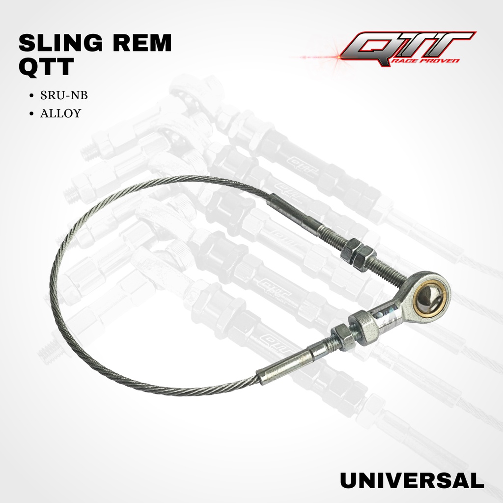 Sling rem QTT warna alumunium universal non boshing Sru nb