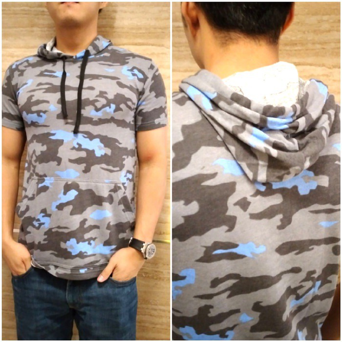 KAOS PRIA TOPMAN HOODIE FULL PRINT MIX