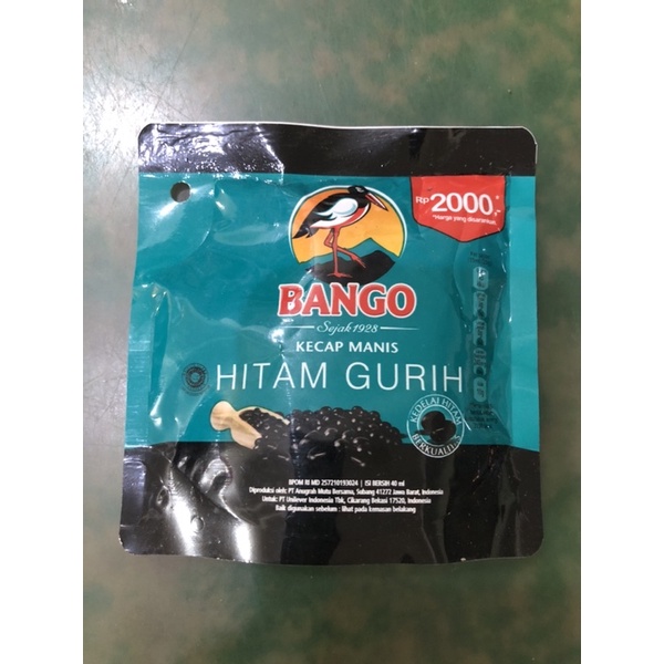 

BANGO Kecap Hitam Gurih pouch 40 ml
