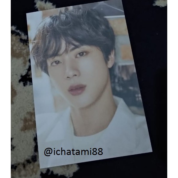 Ready Stock Offical Mini Photocard PC 2018 BTS EXHIBITION ‘오, 늘’ Jin