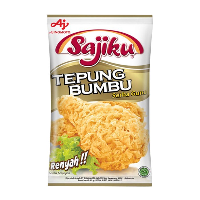 

cs01477 Sajiku® Tepung Bumbu Serba Guna 80G (5 Pcs) Da01D100