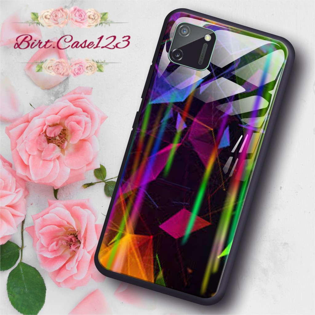 BC Case casing gambar ABSTRAK back case glass aurora oppo a3s a31 a7 f9 a5s a71 a83 f1 f5 f7 a91 etc