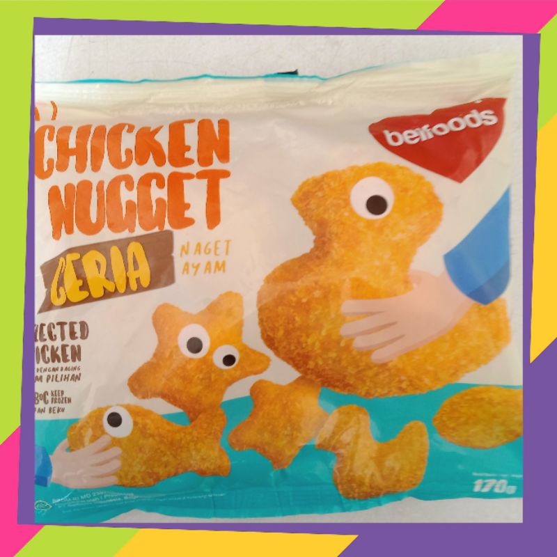 

Belfoods chicken nugget ceria 170 gr