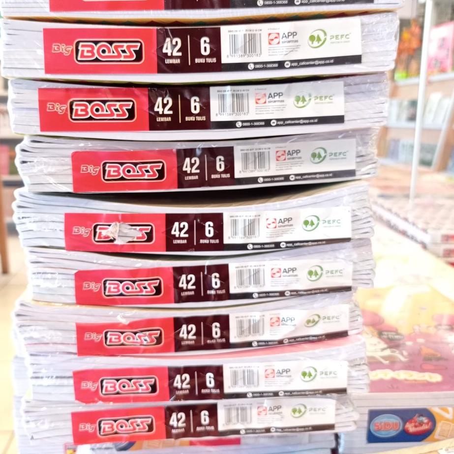 

시 BigBoss Buku Tulis 42 Lembar - SIDU