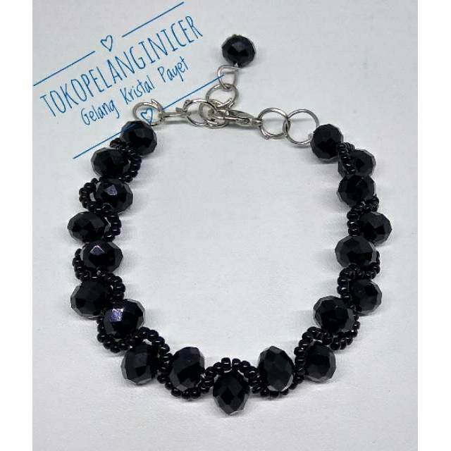 Gelang Tangan Wanita Gelang Kristal Handmade Gelang Cantik Murah Aksesoris lGelang Fashion Terbaru