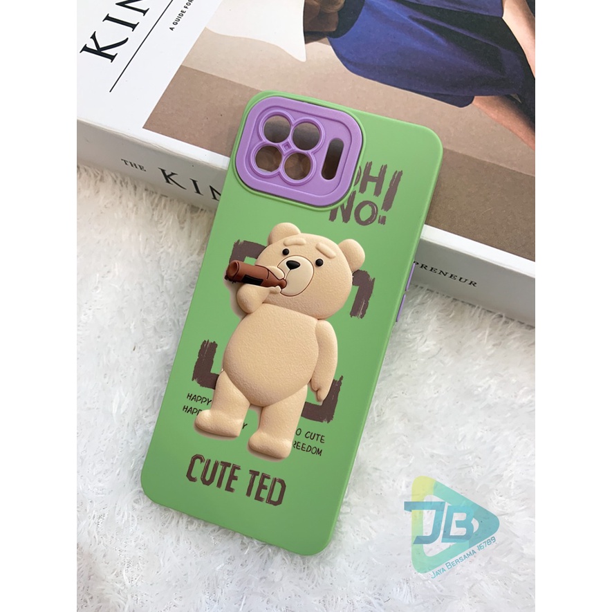 SOFTCASE NALLE SILIKON 2IN1 CAMERA PROTECTION TEDDY BEAR KARAKTER OPPO VIVO SAMSUNG REALME XIAOMI IPHONE FOR ALL TYPE JB5704