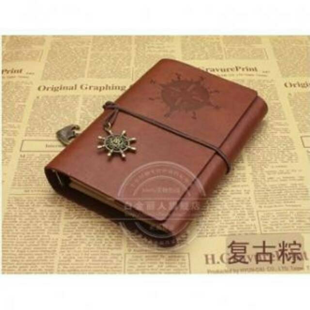 

Buku Catatan Harian Jurnal / Notebook Binder Model Kulit / Buku Kampus 8005
