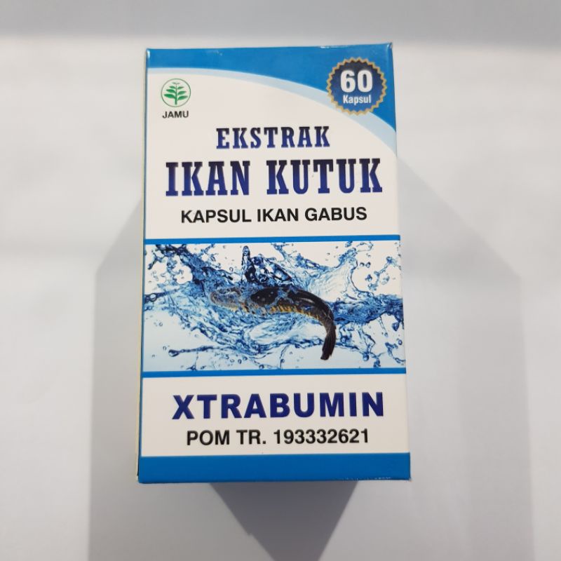 ekstrak ikan gabus vibumin albumin vip gabus kutuk isi 60kap 60kapsul 60 kapsul 60's xtrabumin