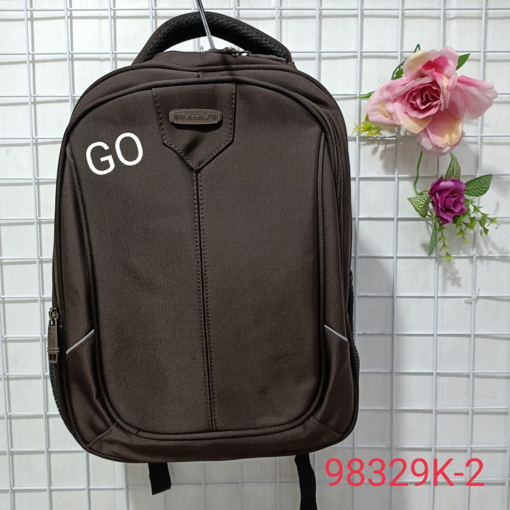 gos PALO ALTO TAS RANSEL A4 Laptop Free RainCover Tas Sekolah Laki Laki Perempuan