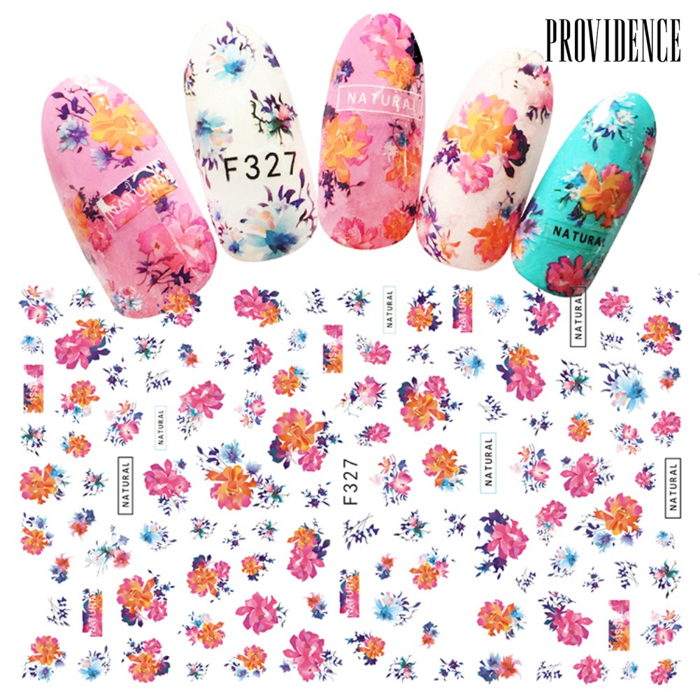 Providence Nail Art Sticker Self-Adhesive Decal Fruit Flower Leaves Plant Nail Decorations