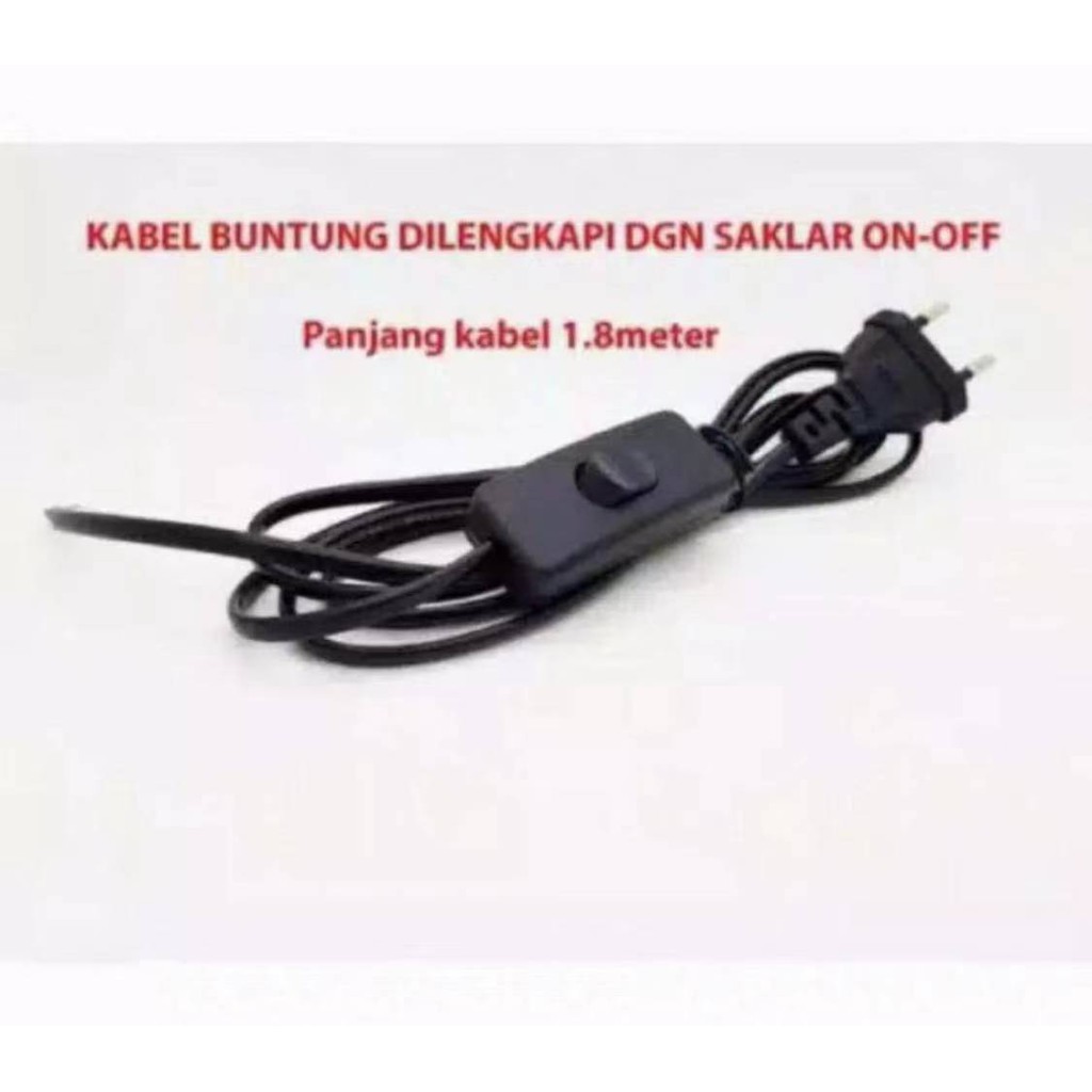 Kabel Sambungan BUNTUNG SAKLAR KE Lampu TL Saklar On Off