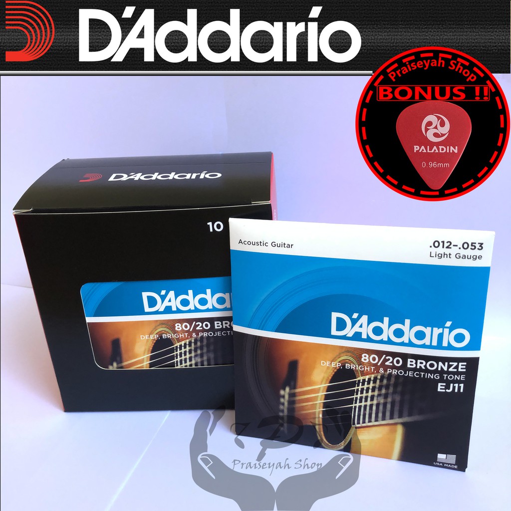 Senar Gitar Akustik String Daddario D'Addario