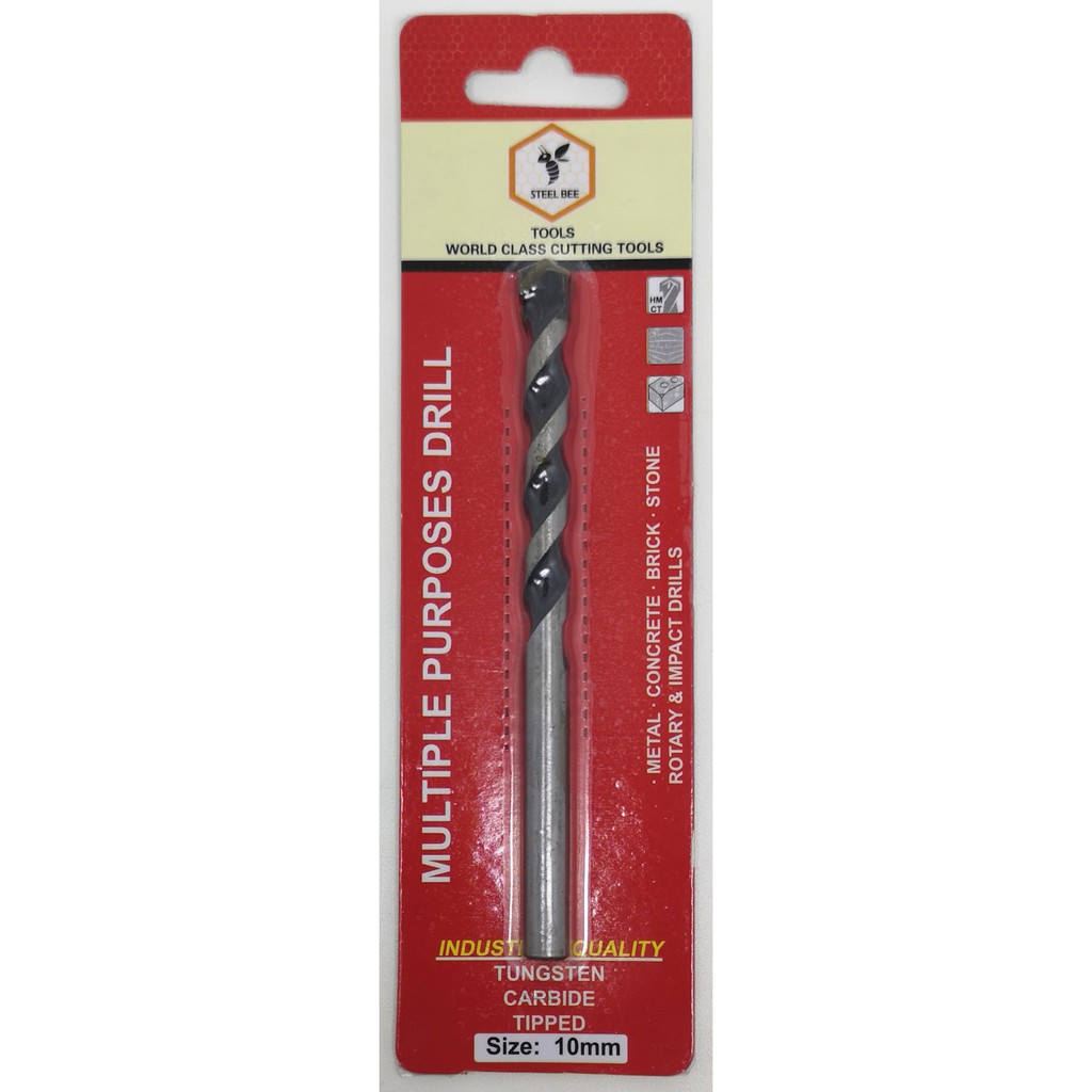 Steel bee multiple purpose drill 10mm, mata bor multi fungsi