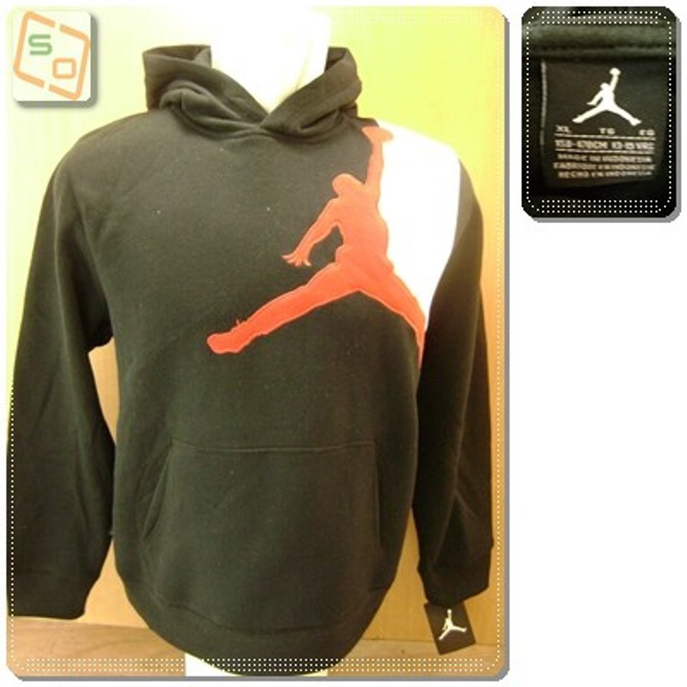 Hoodie Jordan Jumpman   Black white Original Bagus