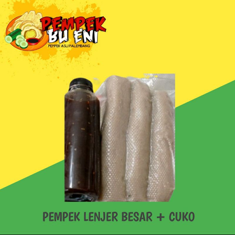 

Pempek Bu Eni | Pempek Lenjer Kulit Ikan Tenggiri | Divakum + Cuka