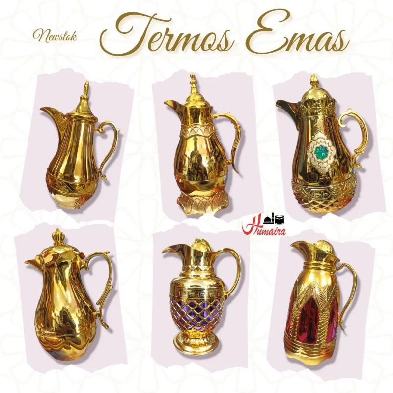 PROMO. Termos Emas | Termos Hias | Termos Aladin 1L  | Teko Arab 1L | Oleh-Oleh Haji Umroh
