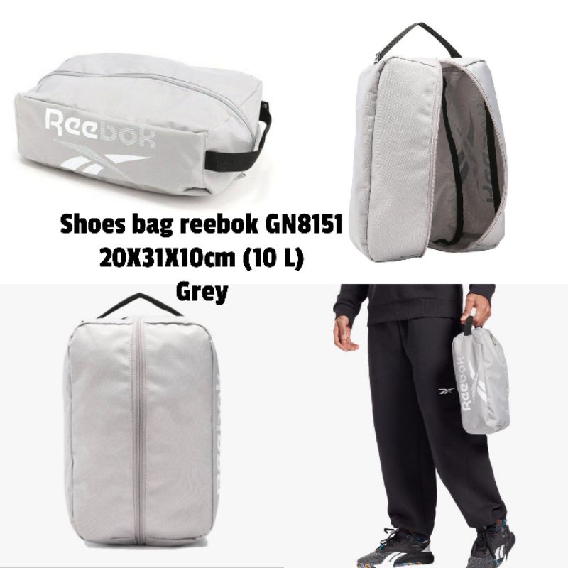 REEBOK TRAINING ESSENTIALS SHOE BAG GREY GN8151