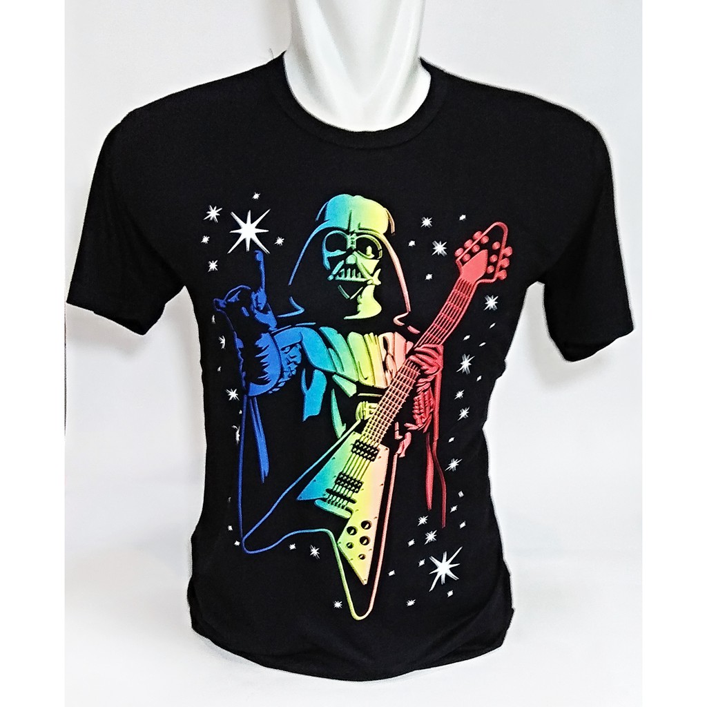 Kaos Baju Star Wars Darth Vader Gitar Warna Tshirt Superhero Rhymes Import