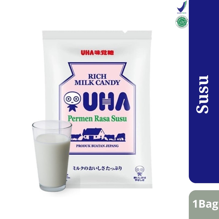 

Piscoklegit_ Uha Milk Candy Stick 51G All Variant - Permen Susu Jepang Semua Rasa 42Gr