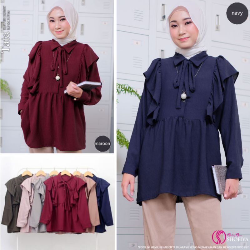 ATASAN TUNIK BLOUSE BUSUI LD 108 TATA BY SHOFIYA