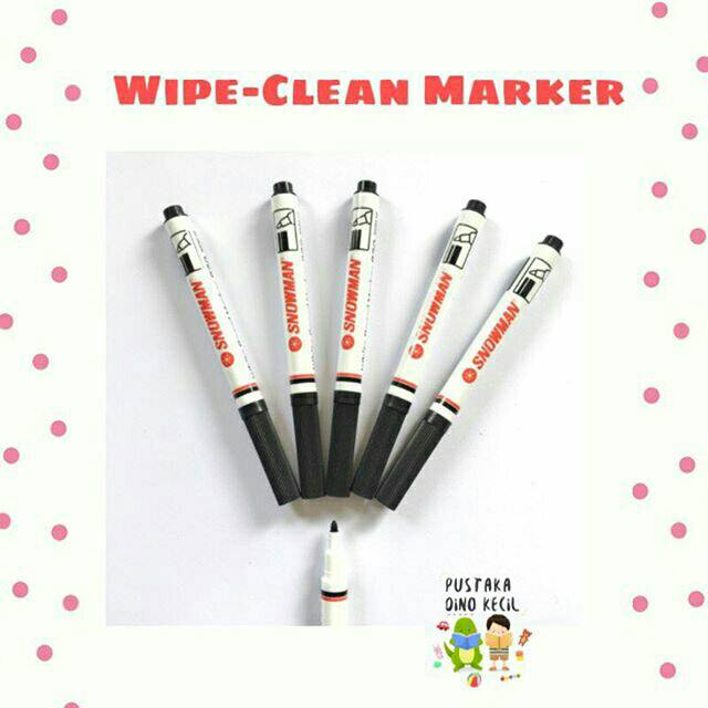 

WIPE-CLEAN MARKER SNOWMAN 820