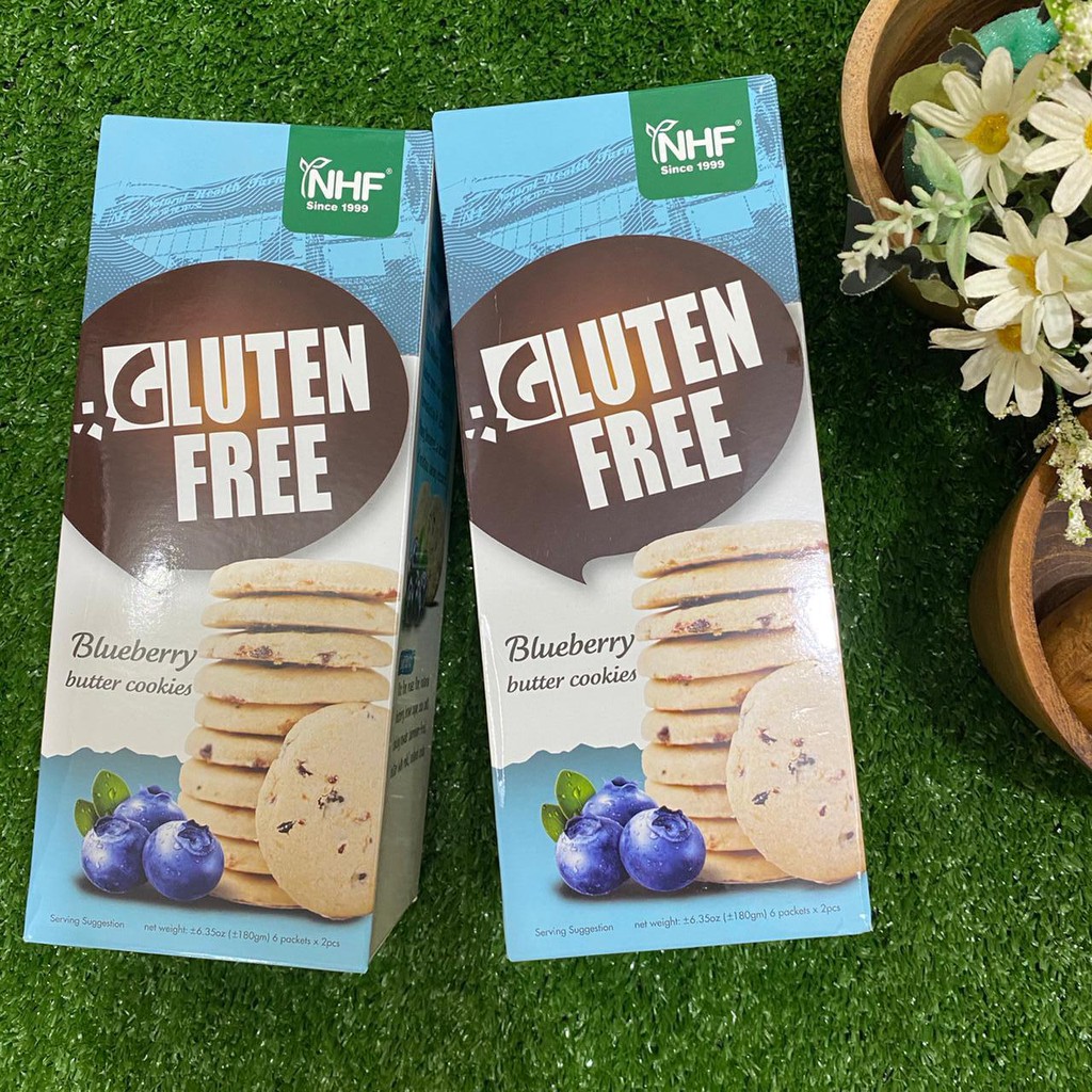 NHF Natural Blueberry Butter Cookies Gluten Free