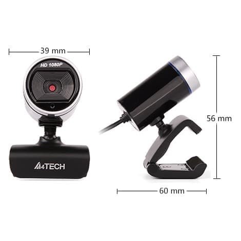 Webcam a4tech usb 2.0 1080p full hd 30fps with micrphone pk910h pk-910h - Pc web camera