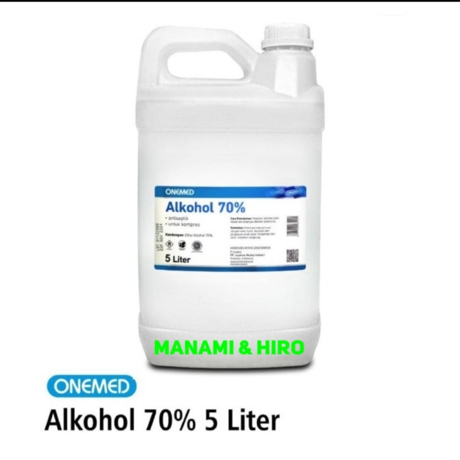 ALKOHOL 70% ANTISEPTIK ONEMED 5LITER