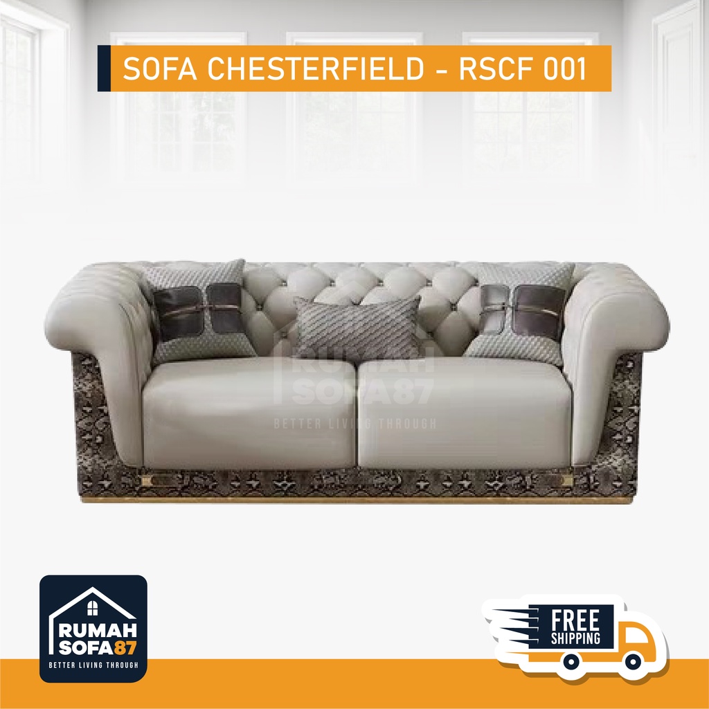 Sofa 321 klasik Chesterfield - RSCF 001