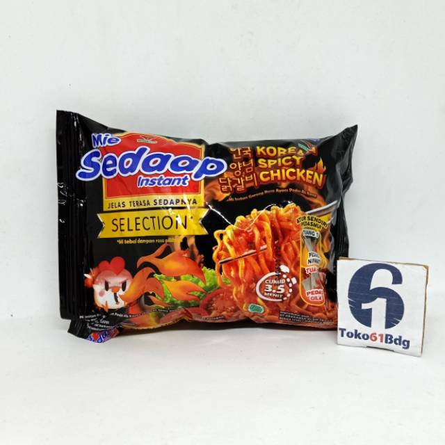 

NEW! Mie SEDAP SELECTION KOREA SPICY CHICKEN / Mie korea pedas / mie ayam pedas saus korea